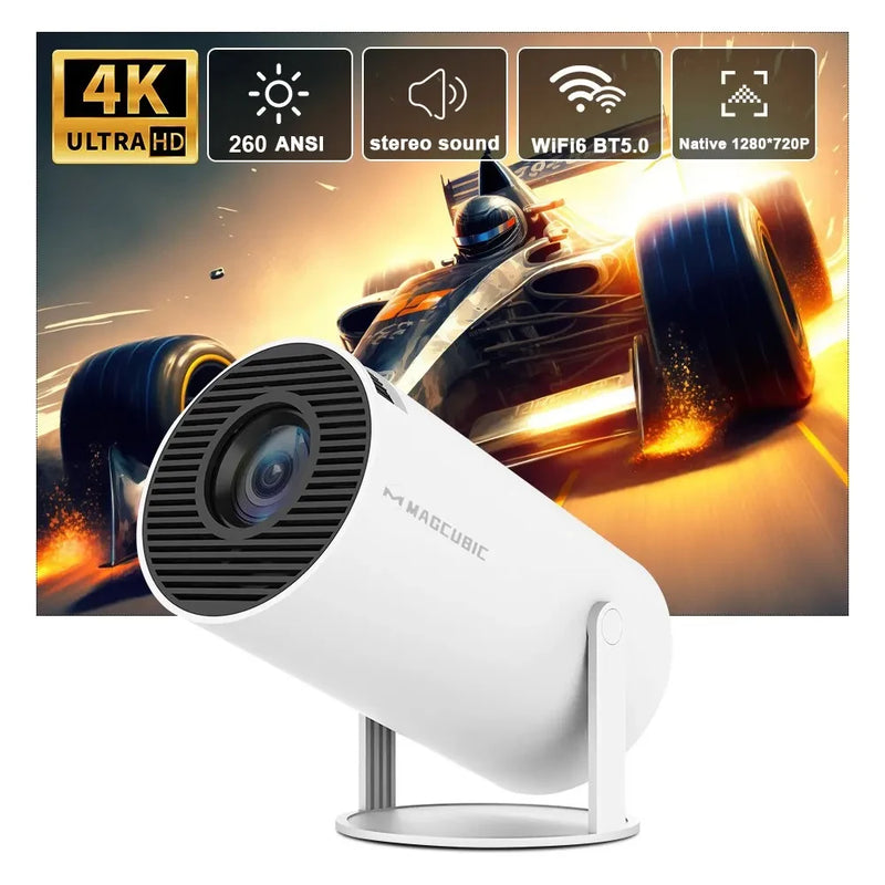 PROJETOR DE CINEMA LED 4K - WIFI - ANDROID